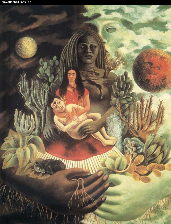 Frida Kahlo The Love Embrace of the Universe,The Earth,Diego,me and senor xolotl